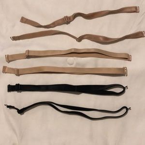 Set of 3 detachable adjustable bra straps